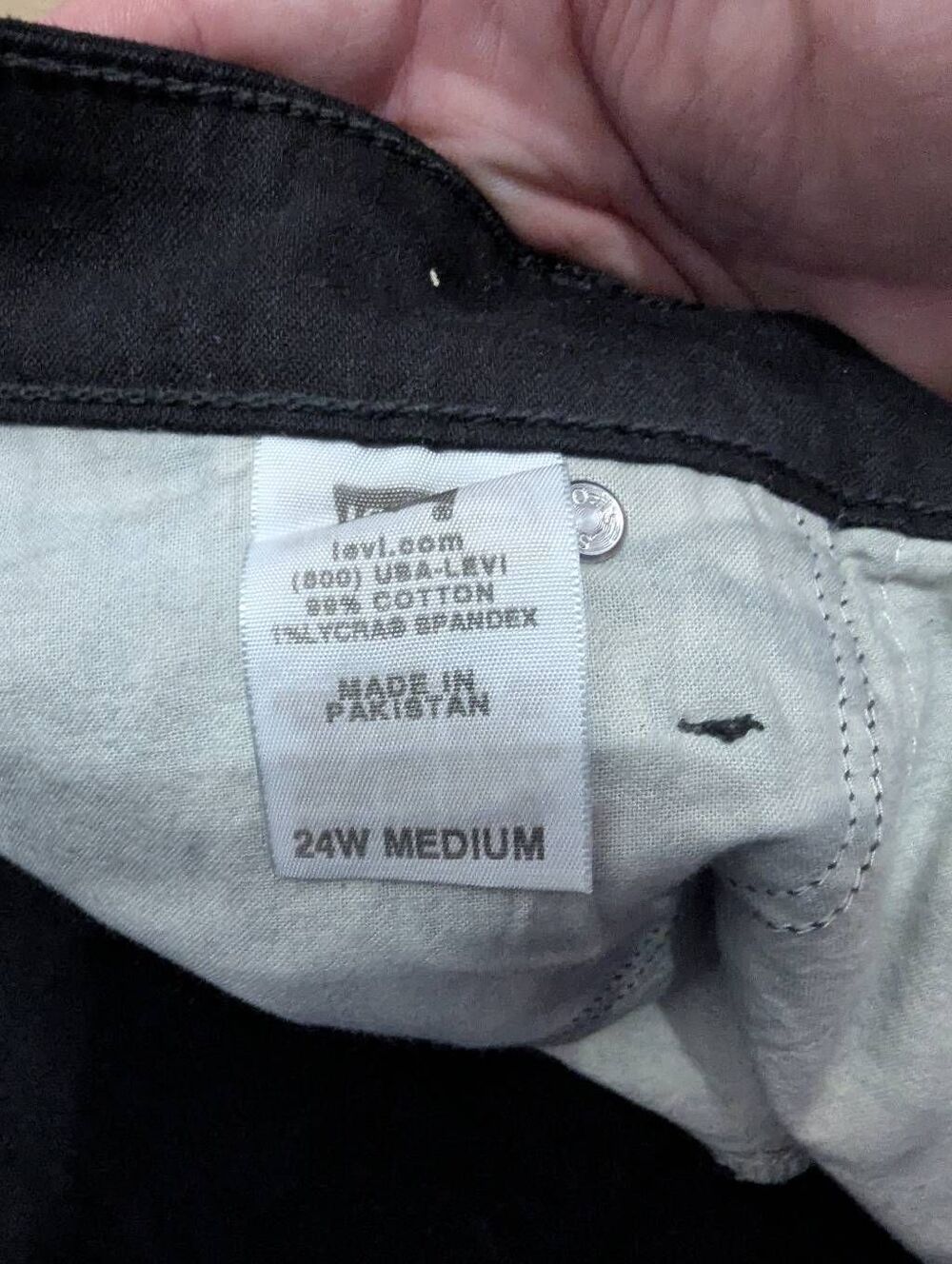 Levi Black Jeggings NWT - Picture 5 of 7